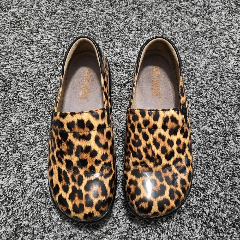 🍂Alegria Keli Leopard Professional Clog Shoe - Picture 3 of 7